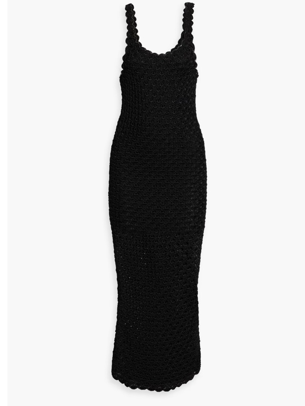 Bray Scallop Crochet Maxi Dress - - Picture 3 of 8